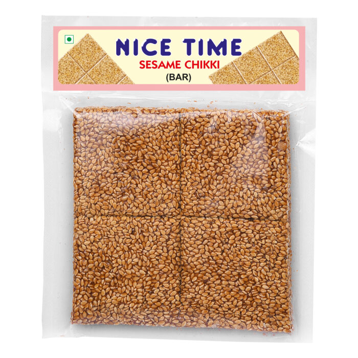 Sesame White Chikki Bar
